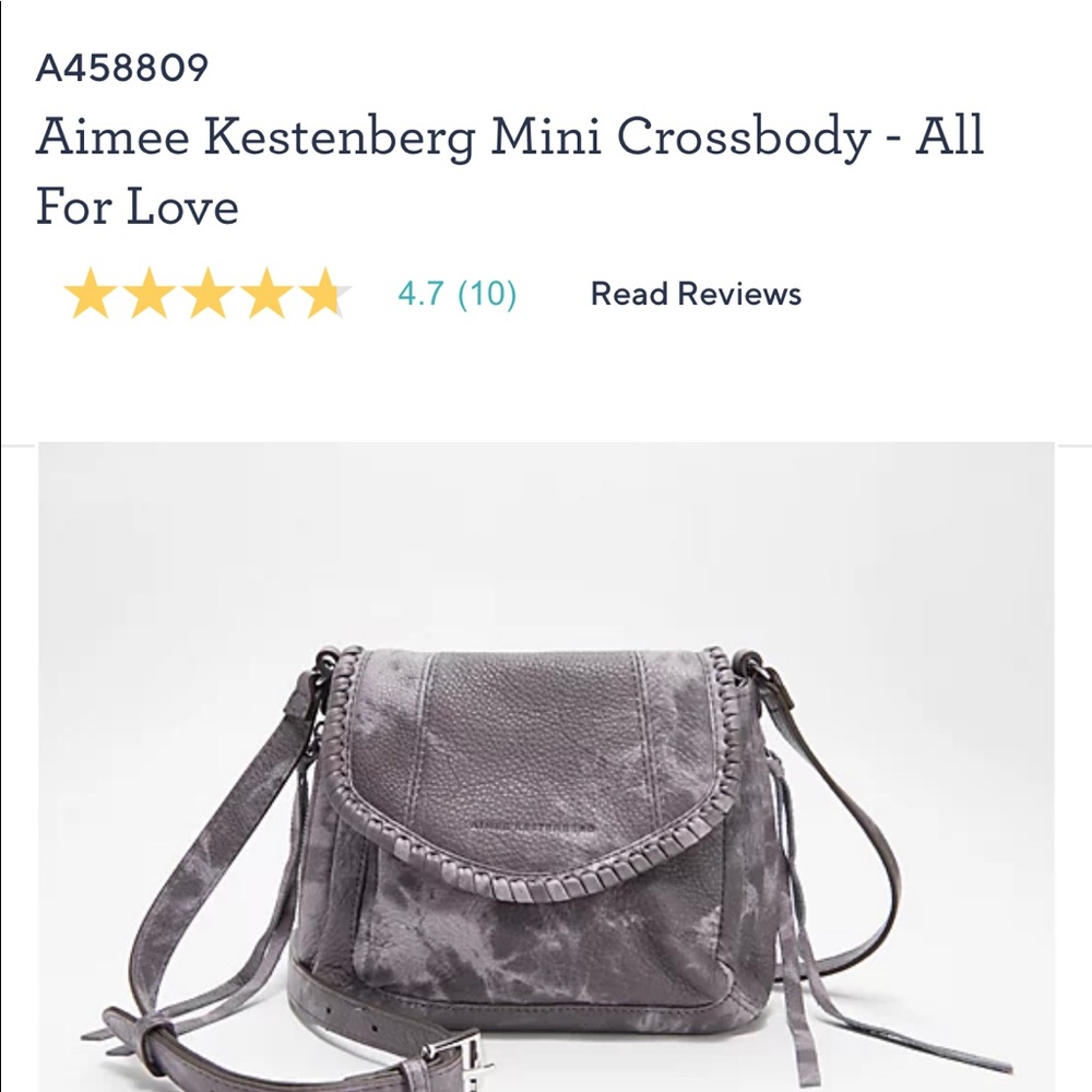Aimee Kestenberg tie-dye leather crossbody